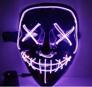 Masque LED coloré - La Purge™